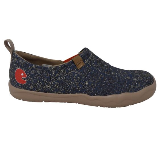 UIN Wine Not? France French Painted Lightweight Walking Travel Loafers Shoes main image 5